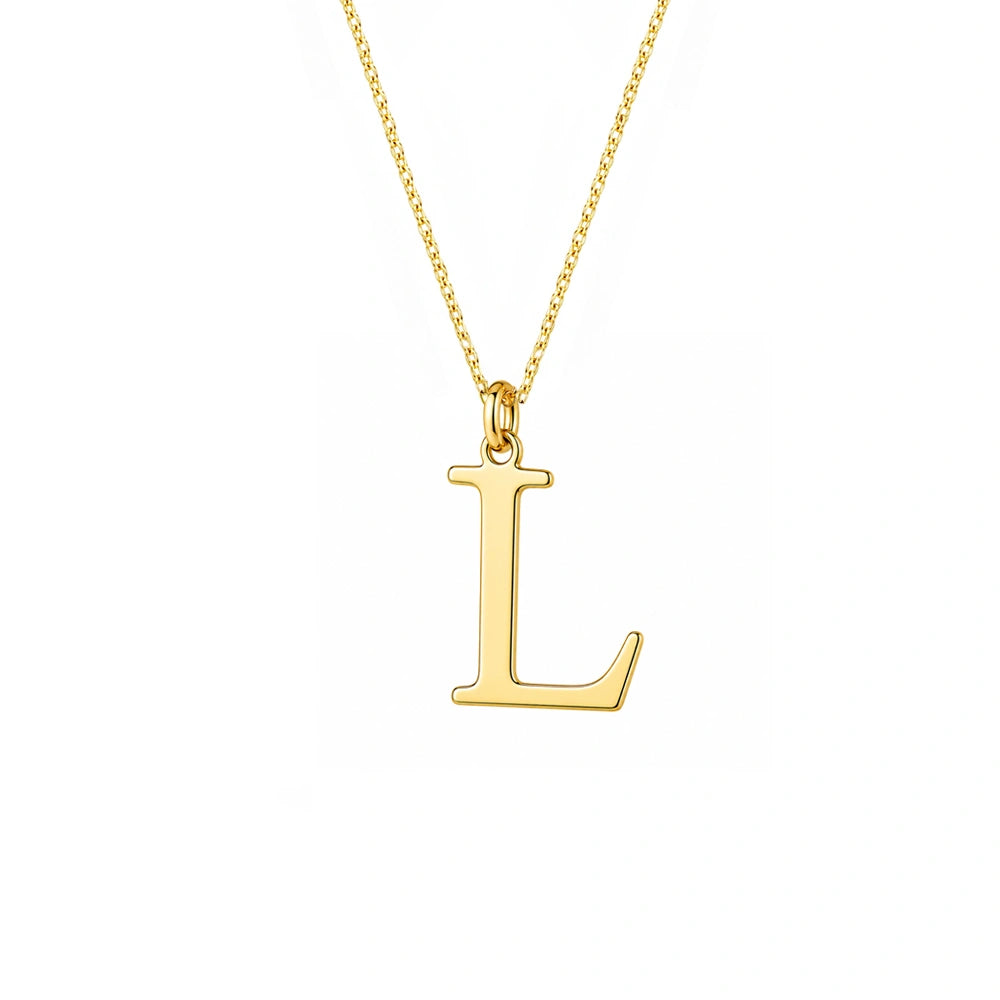 Collar en Oro con Letra