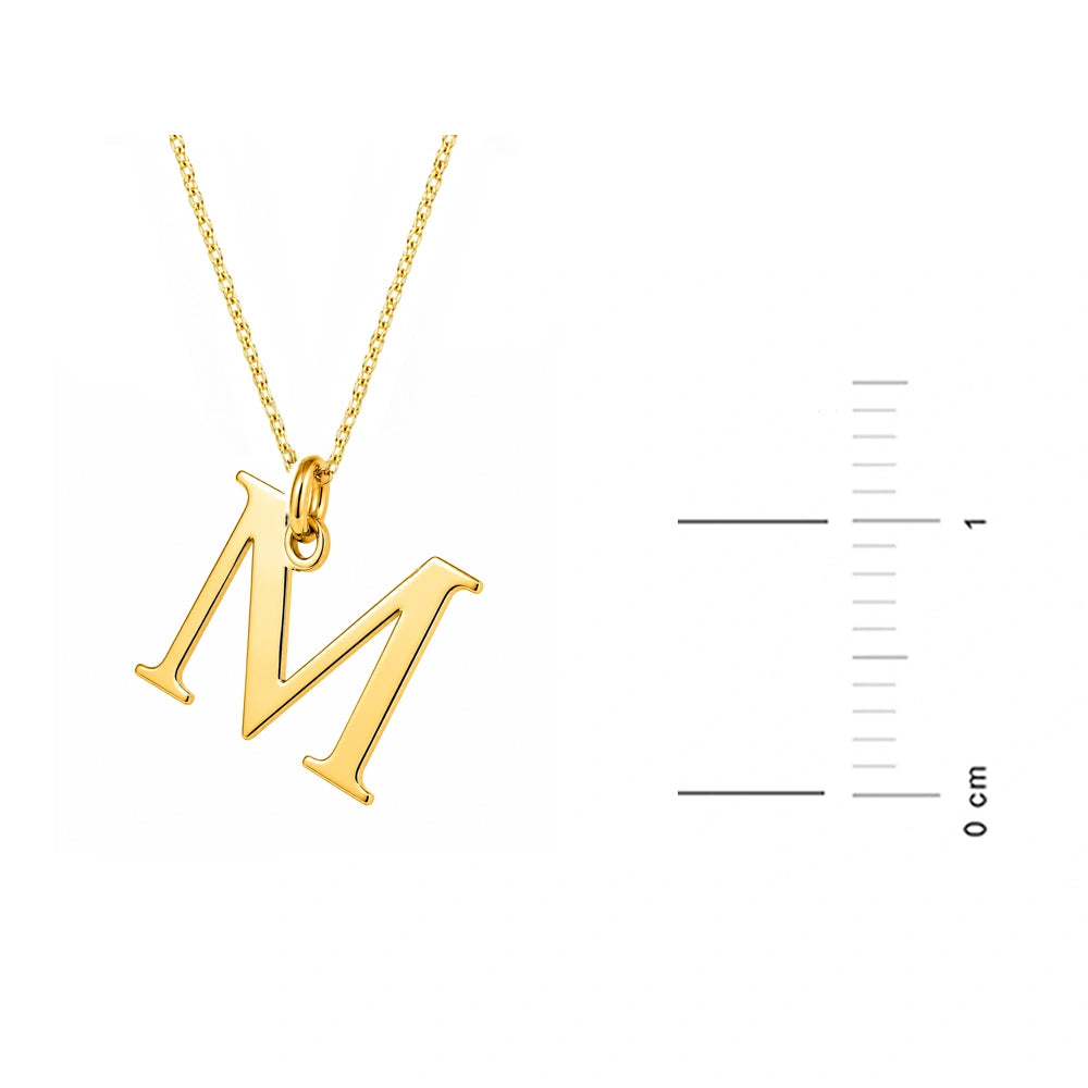 Collar en Oro con Letra