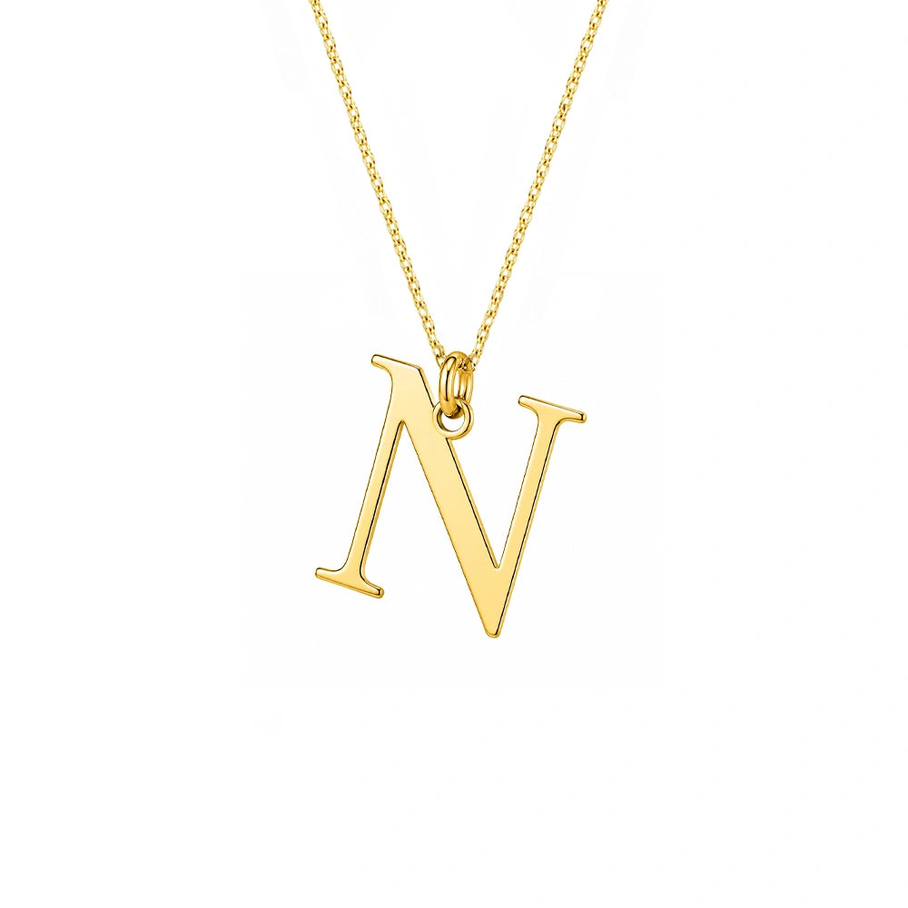 Collar en Oro con Letra