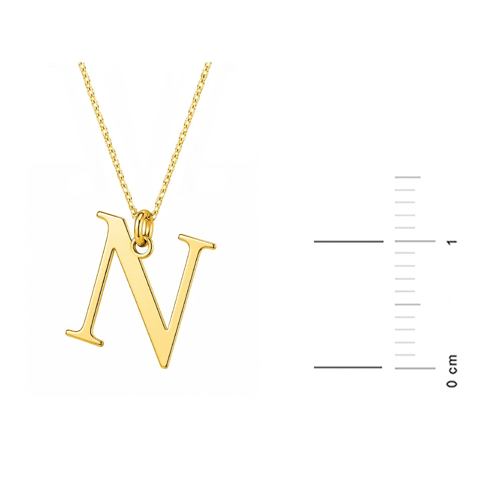 Collar en Oro con Letra