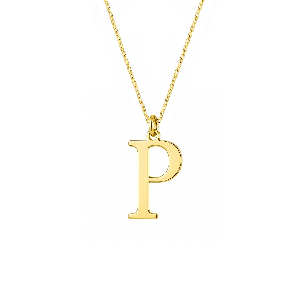 Collar en Oro con Letra