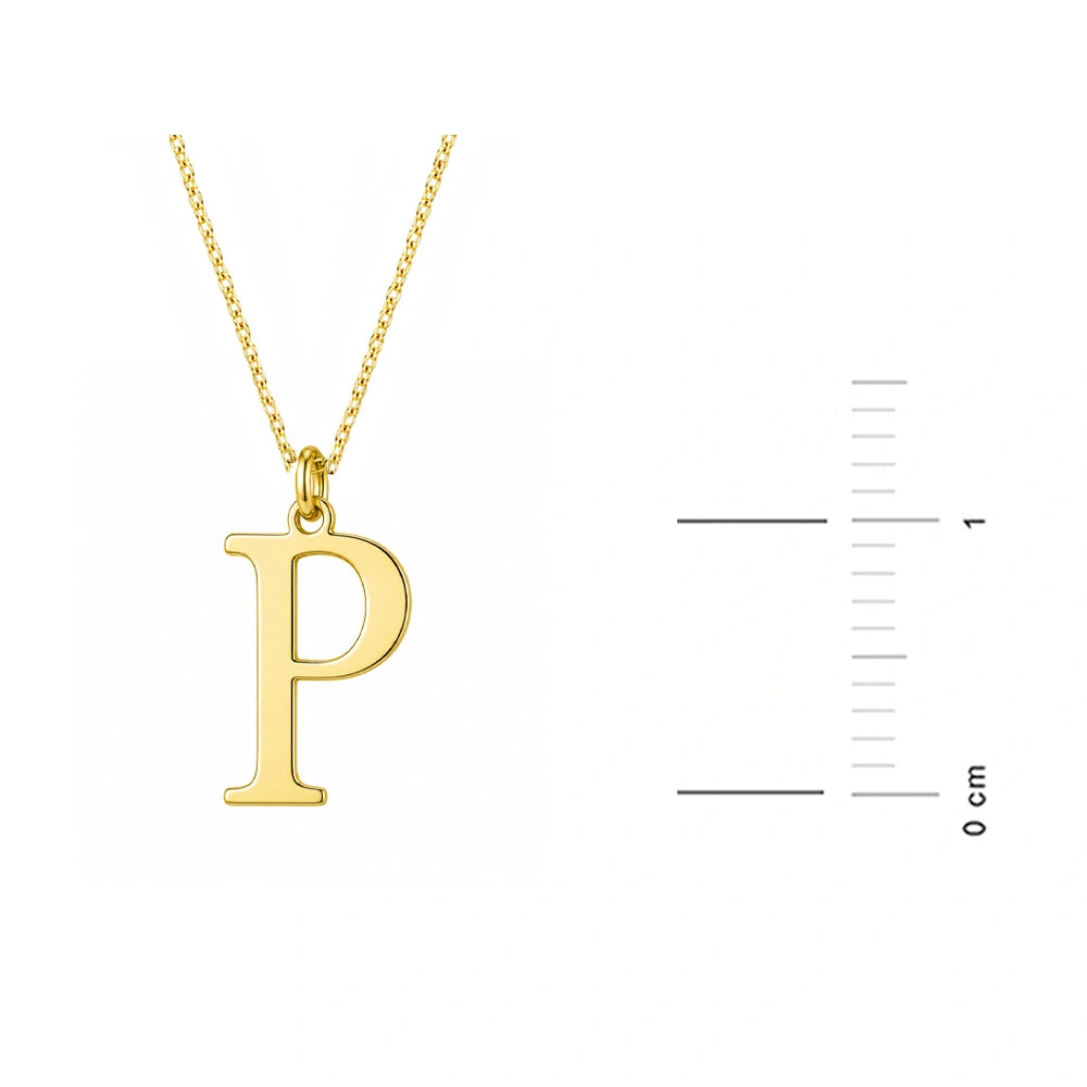 Collar en Oro con Letra