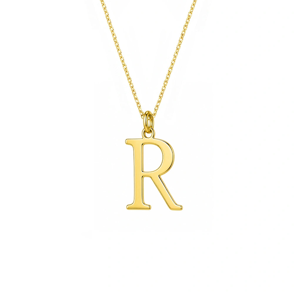 Collar en Oro con Letra