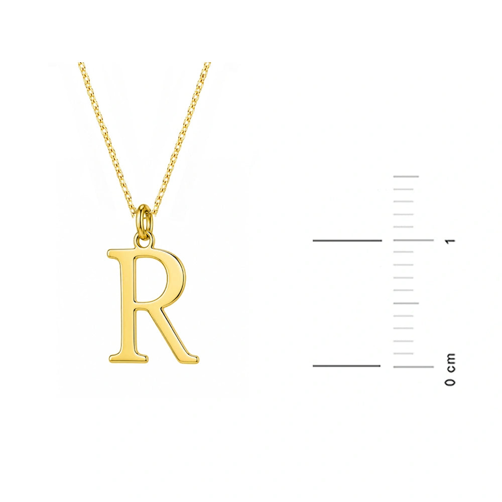 Collar en Oro con Letra