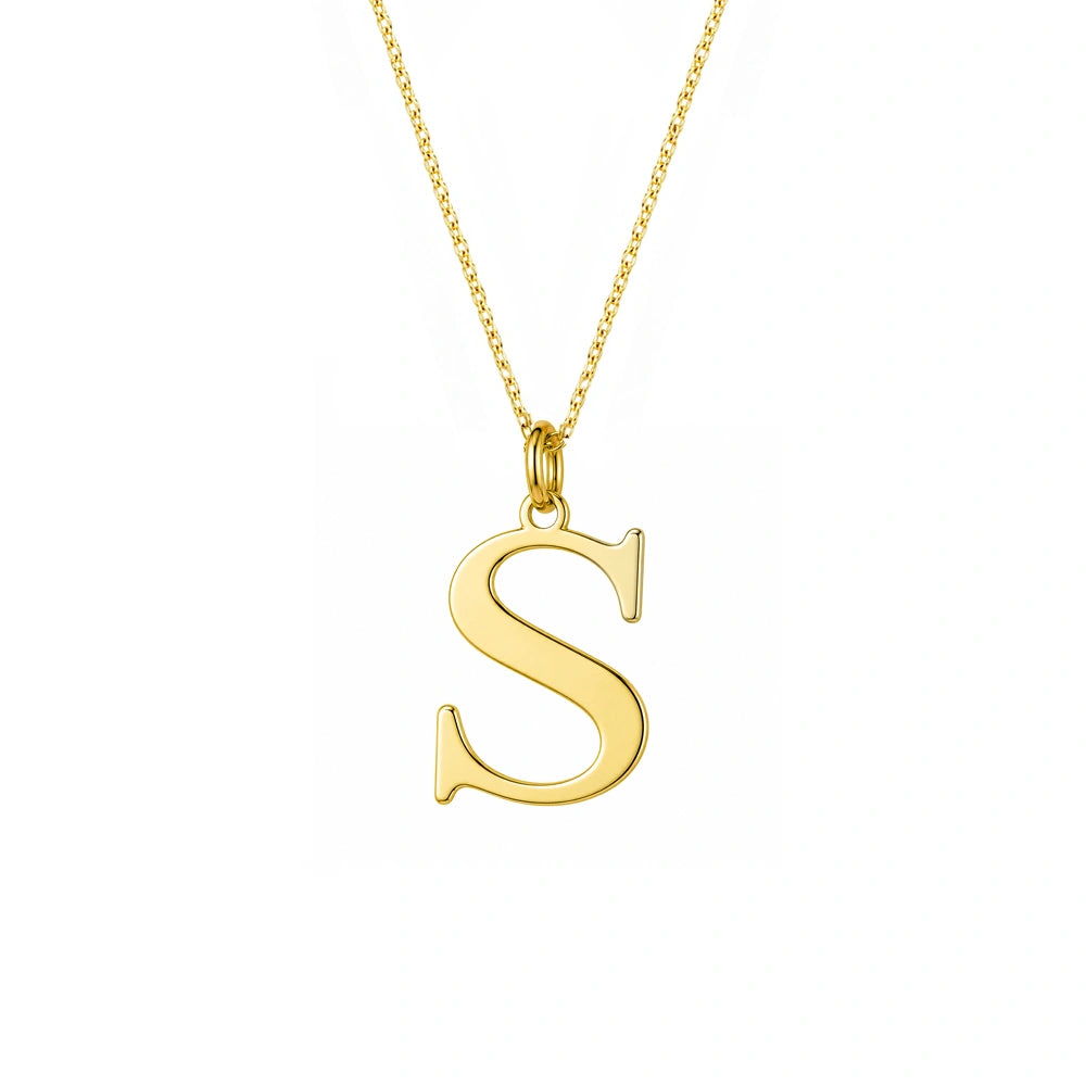 Collar en Oro con Letra