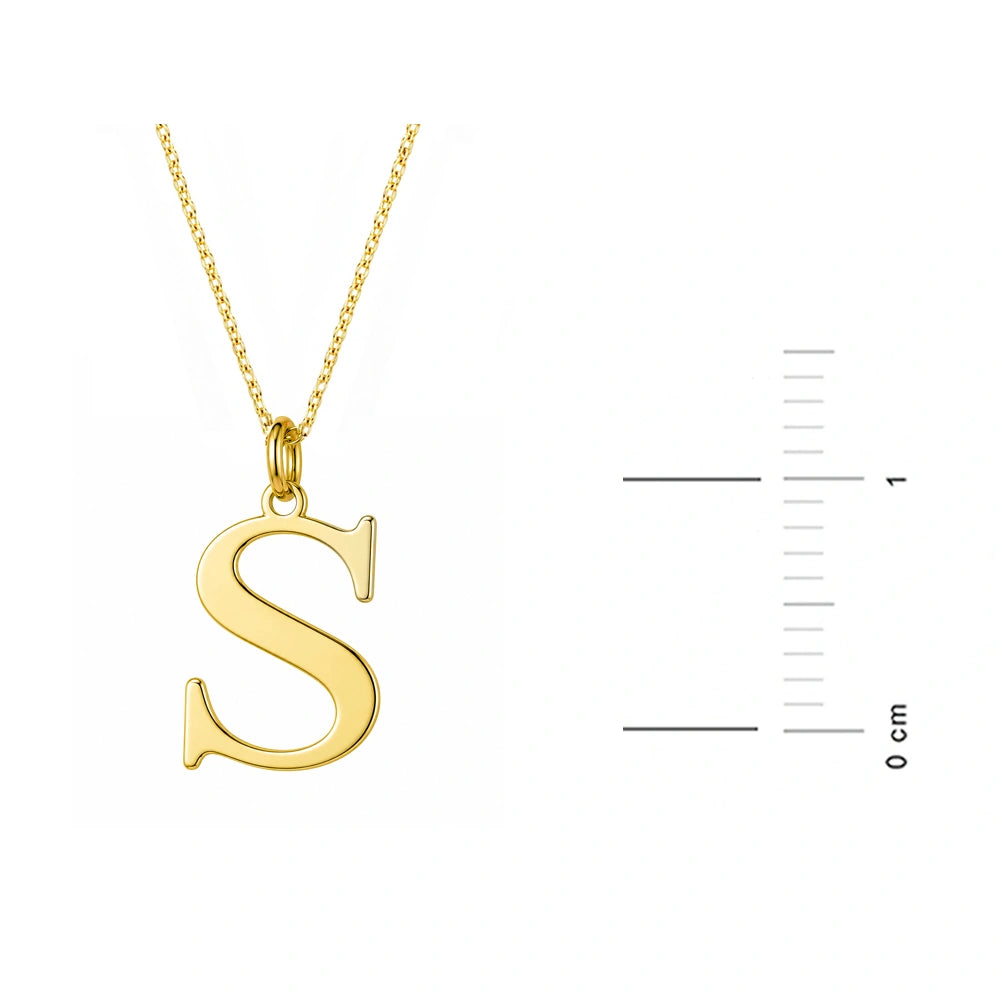 Collar en Oro con Letra