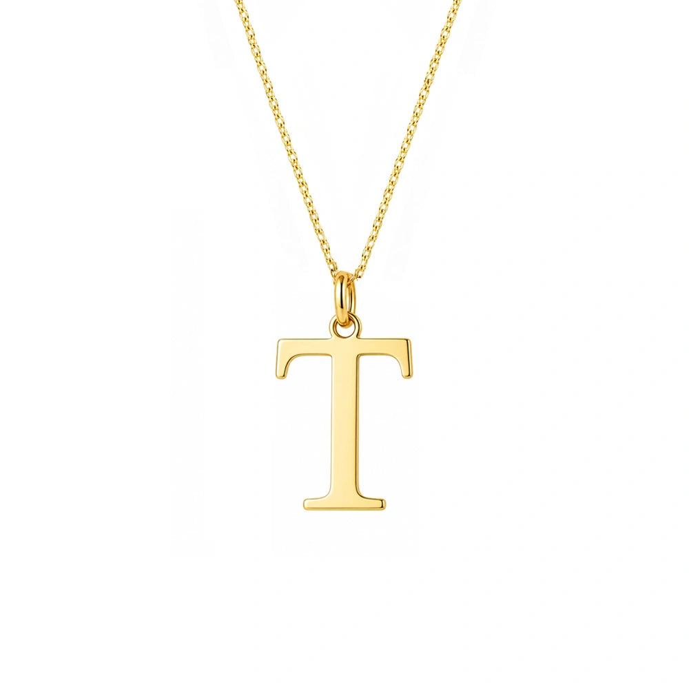Collar en Oro con Letra