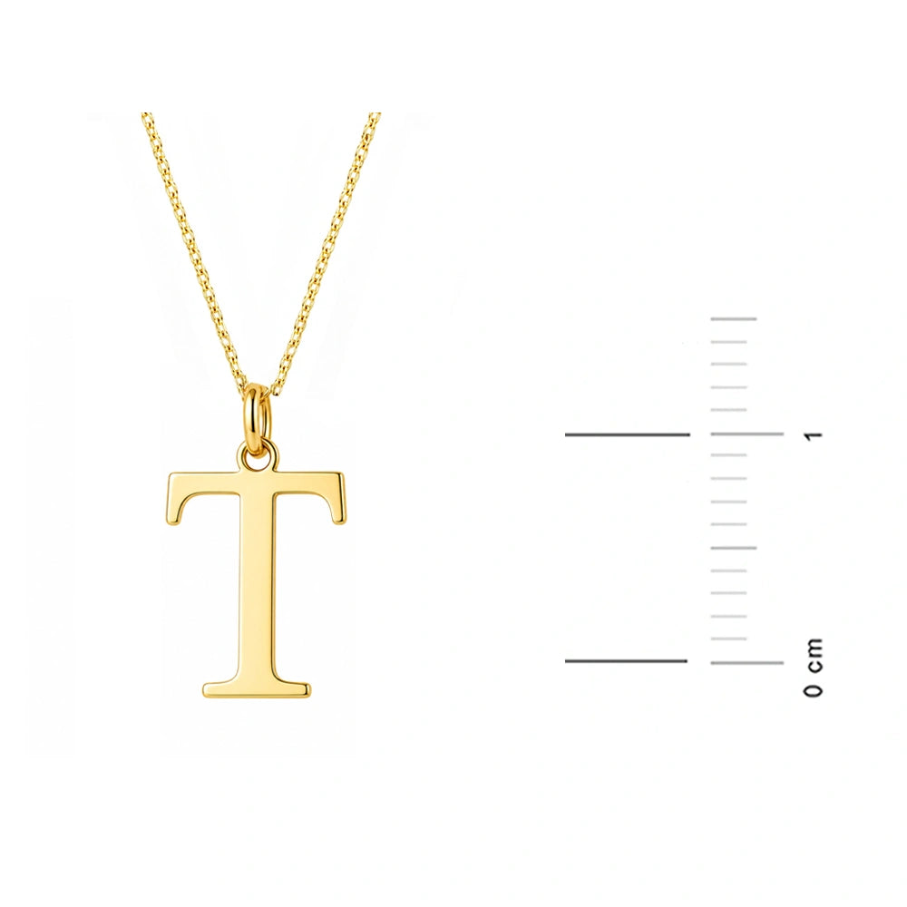 Collar en Oro con Letra