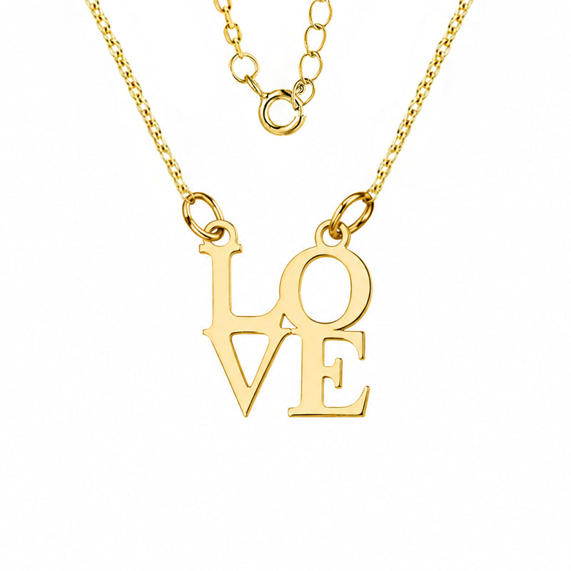 Collier en or Love
