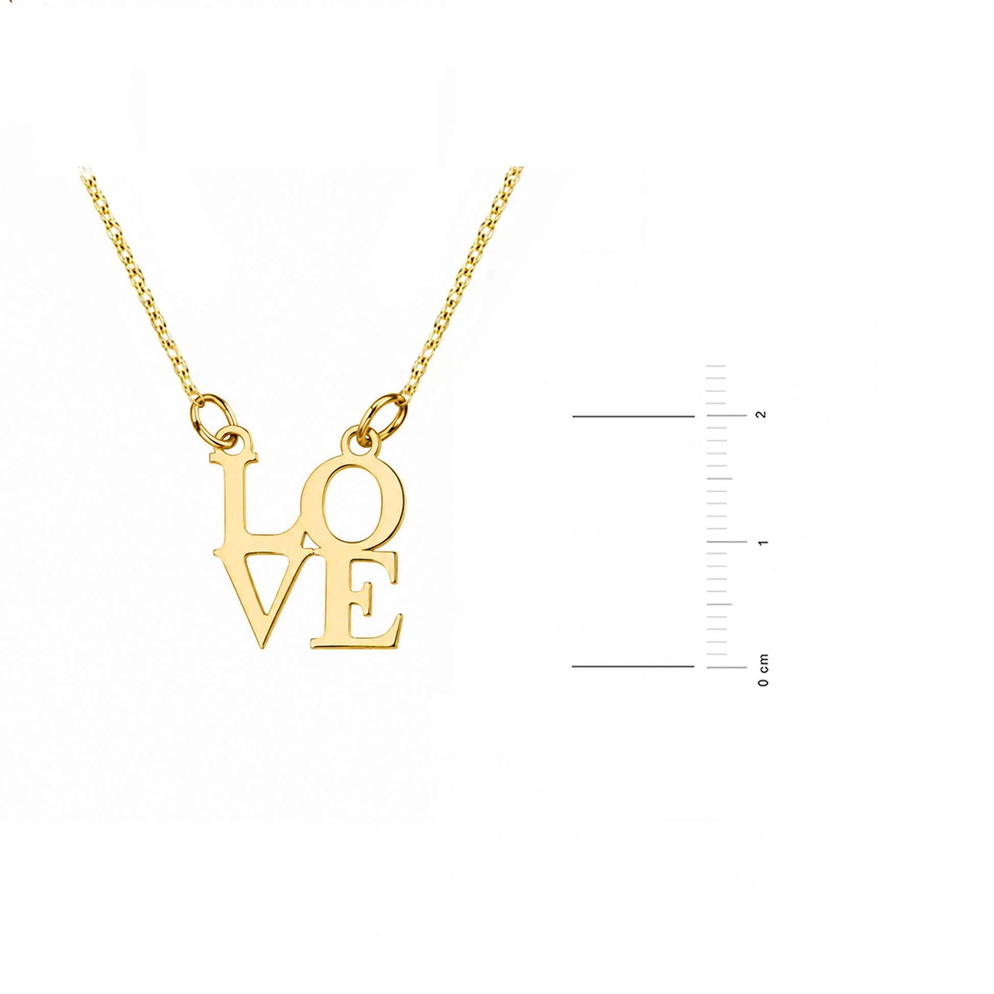 Collier en or Love