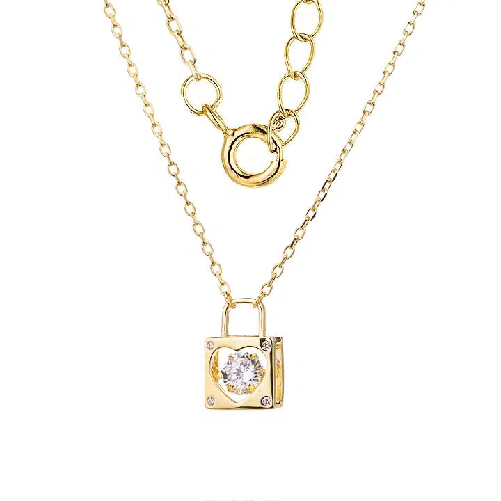 Collar con Candado y Punto de Luz