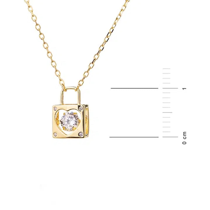 Collar con Candado y Punto de Luz