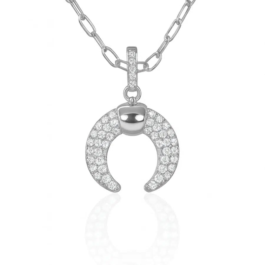 Collana in Argento Moon