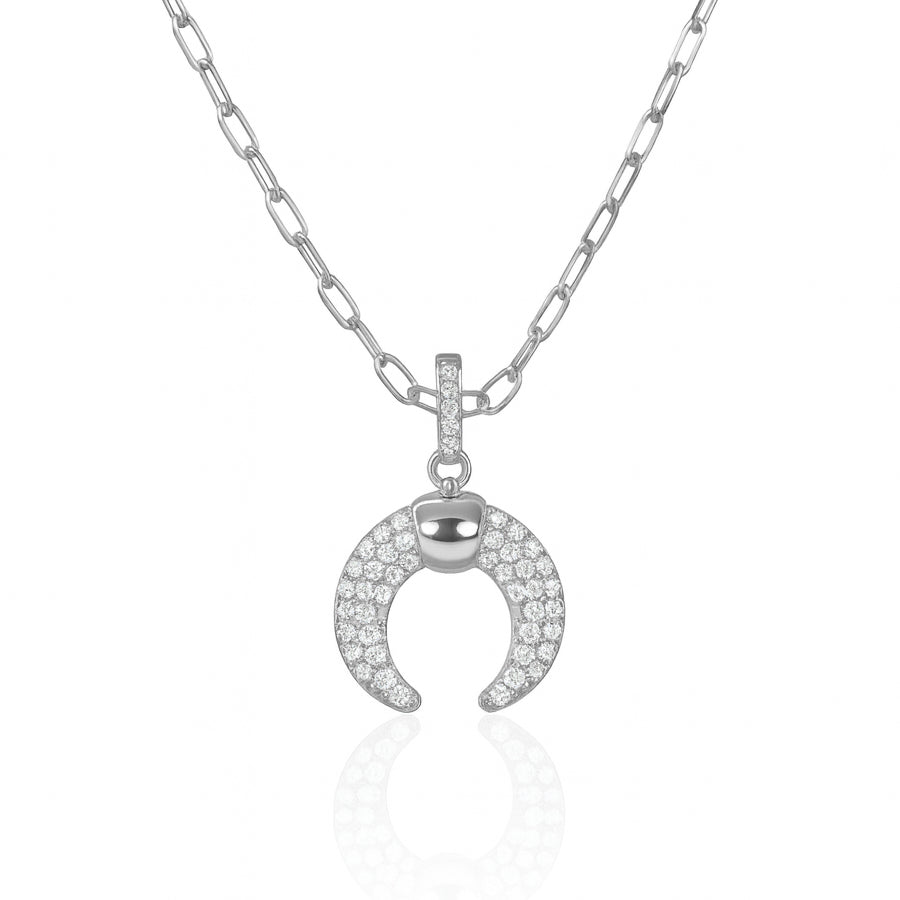 Collana in Argento Moon