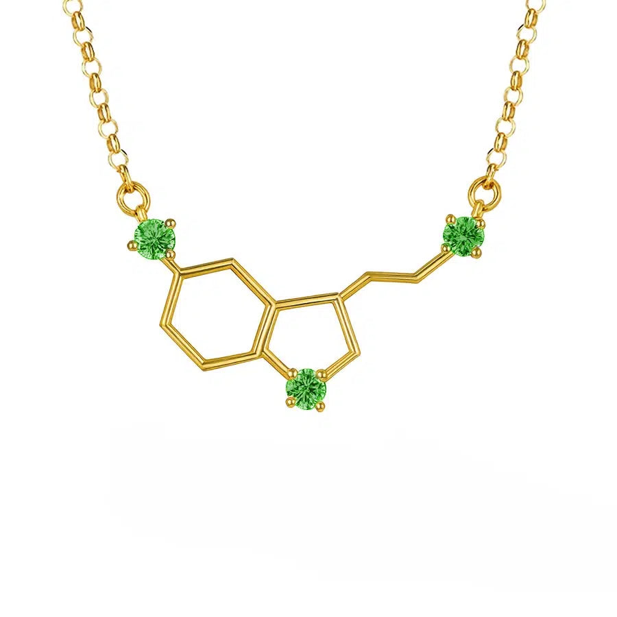 Collier Molécule Sérotonine