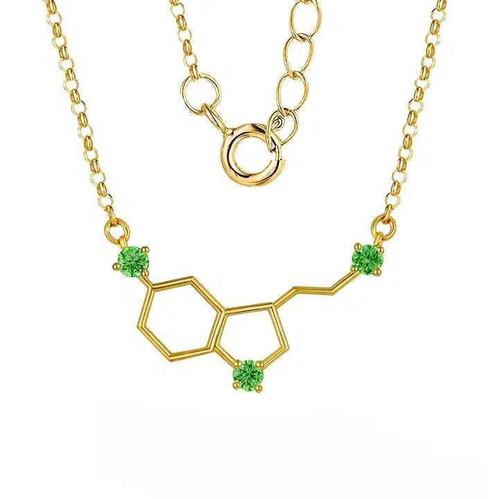 Collier Molécule Sérotonine