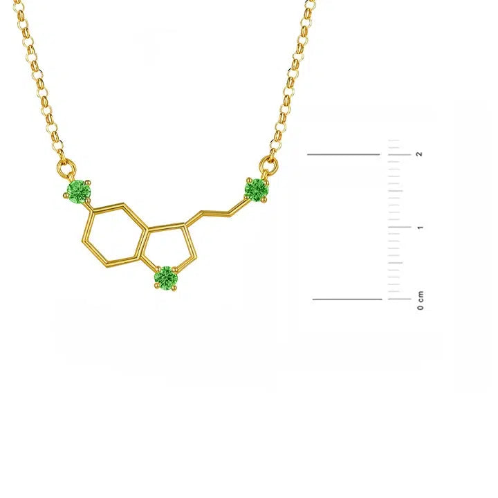 Collier Molécule Sérotonine