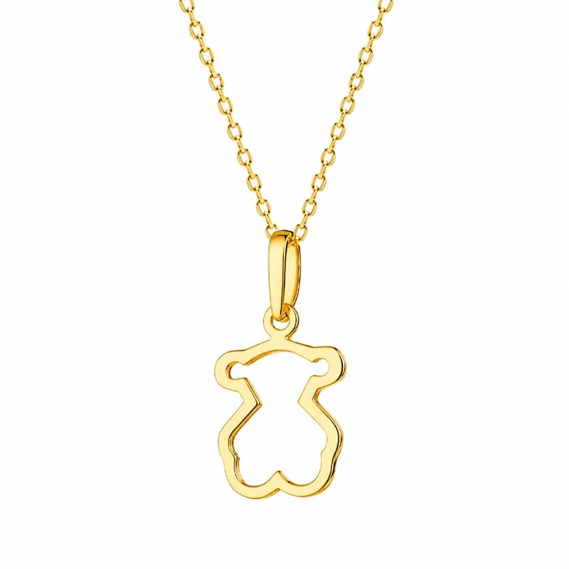 Collier en or avec ourson Teddy