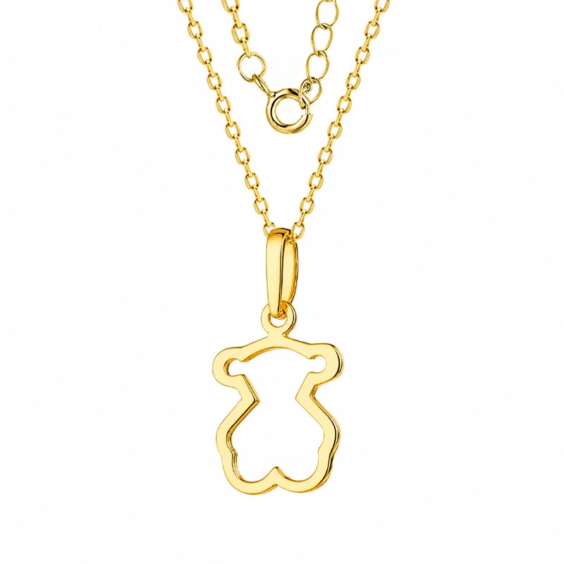 Collier en or avec ourson Teddy