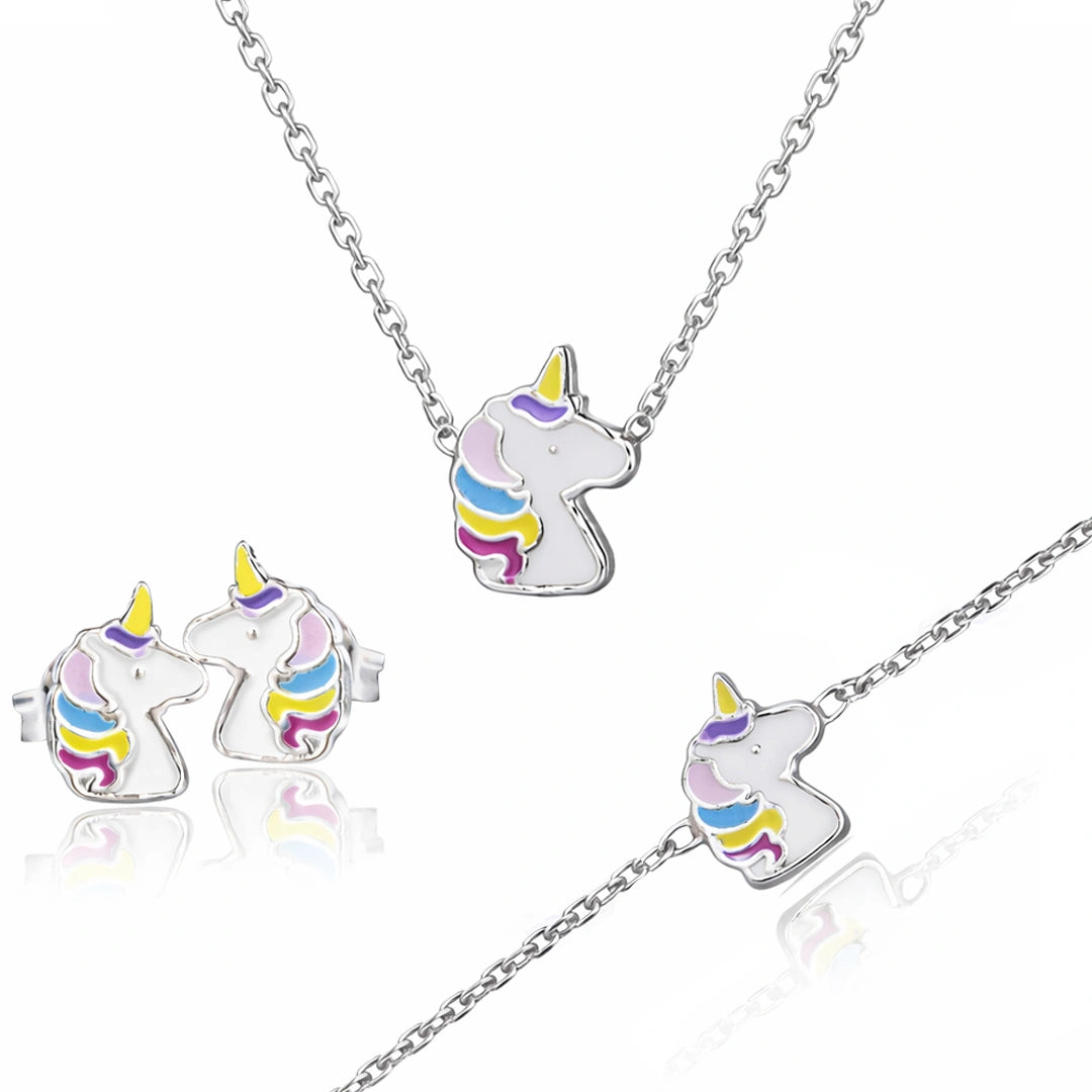 Parure Bimbi con Unicorno