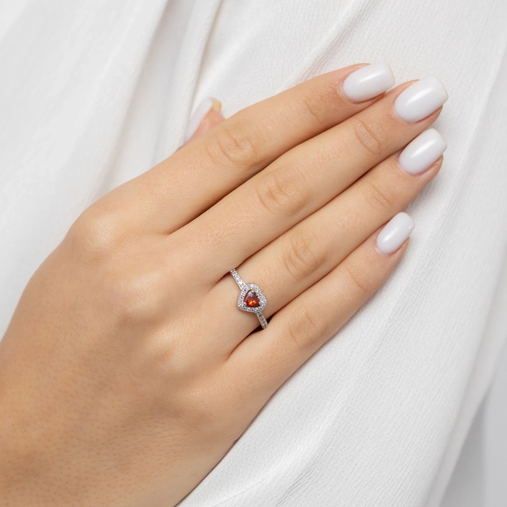 Anello Tiffany Rosso