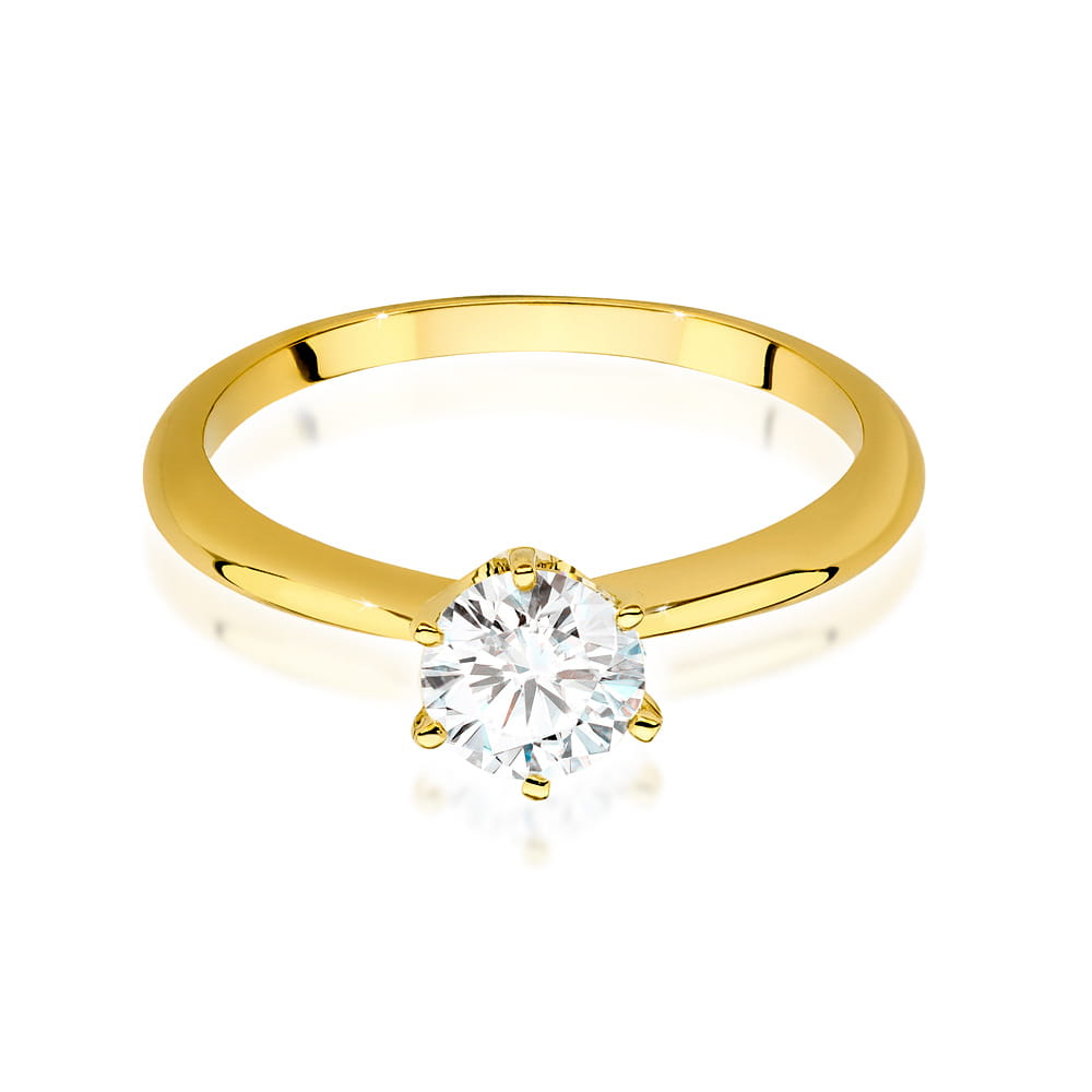 Anello Solitario in Oro con Diamante Centrale da 0,70 Ct. 553