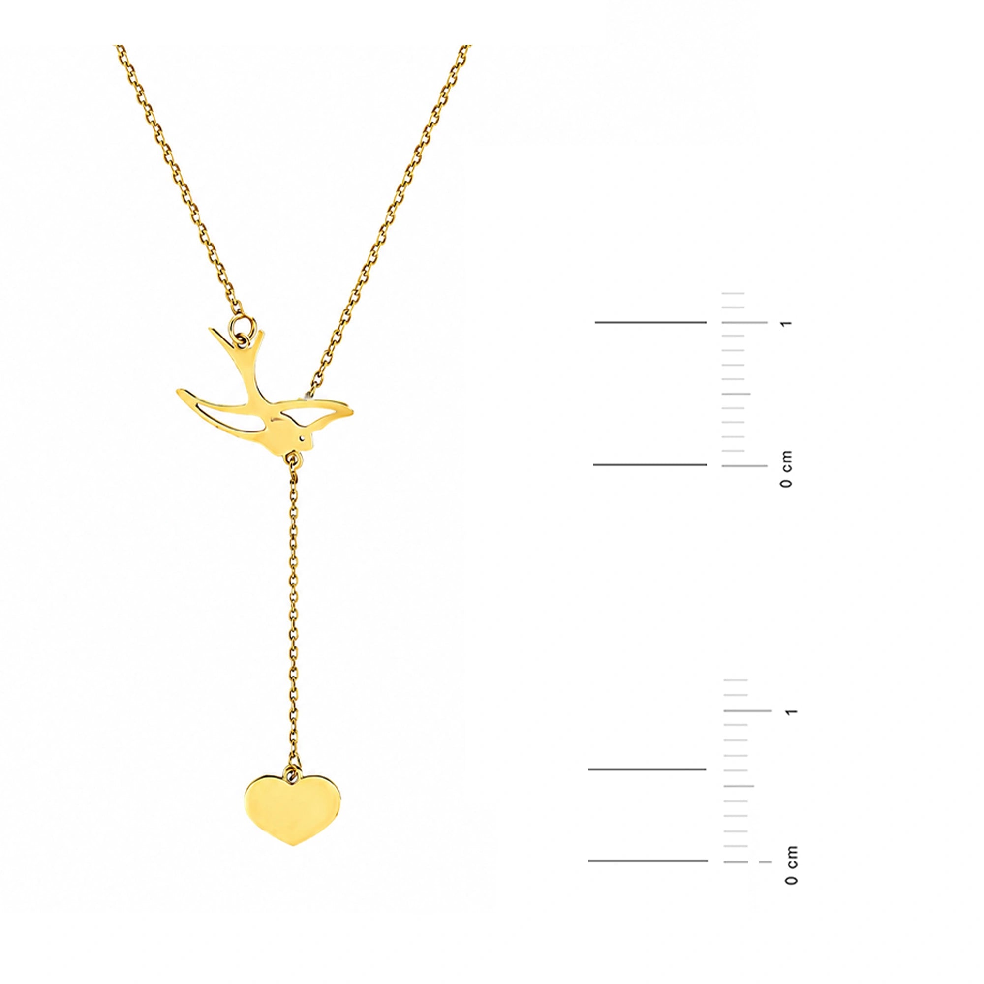 Halskette in Gold Schwalbe