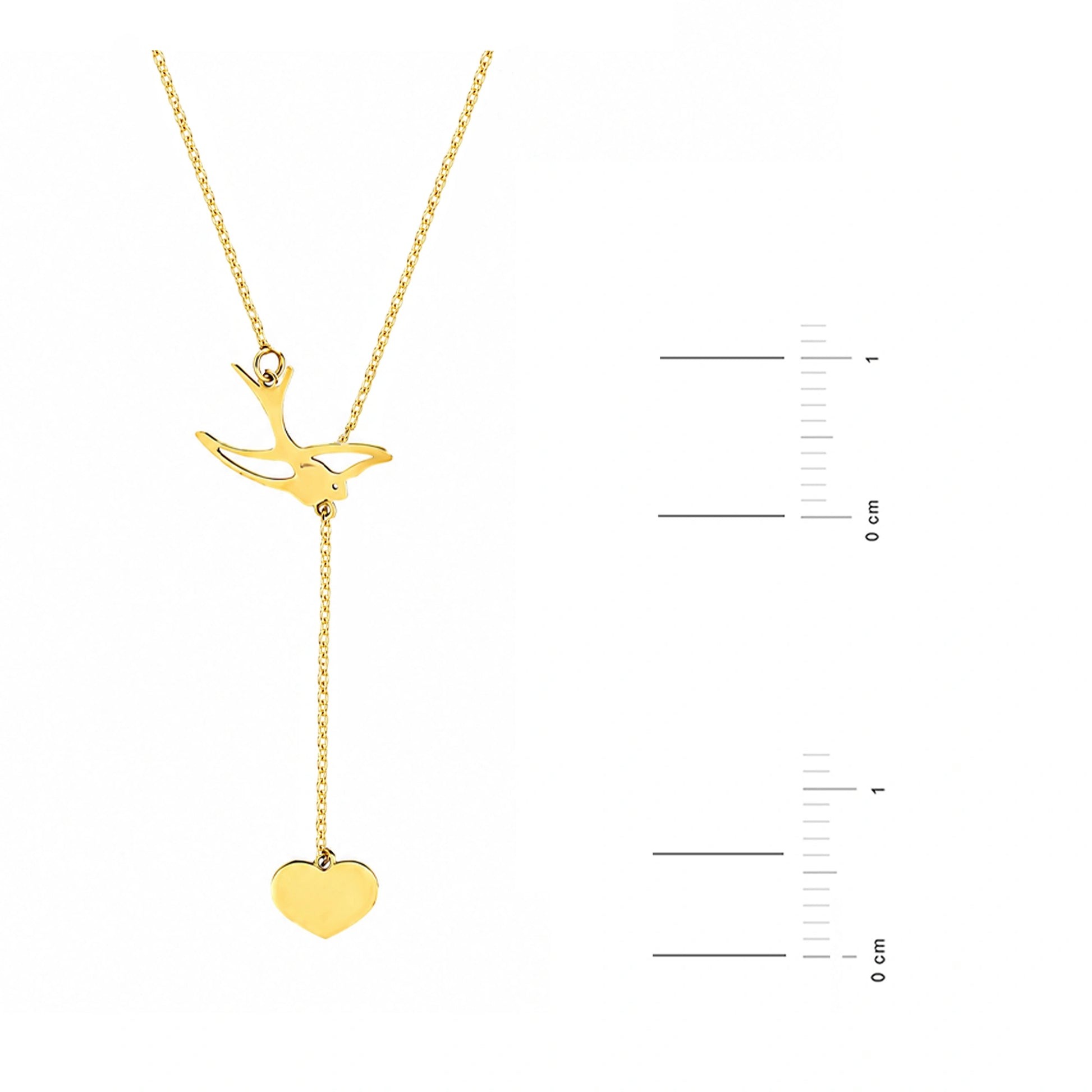 Halskette in Gold Schwalbe