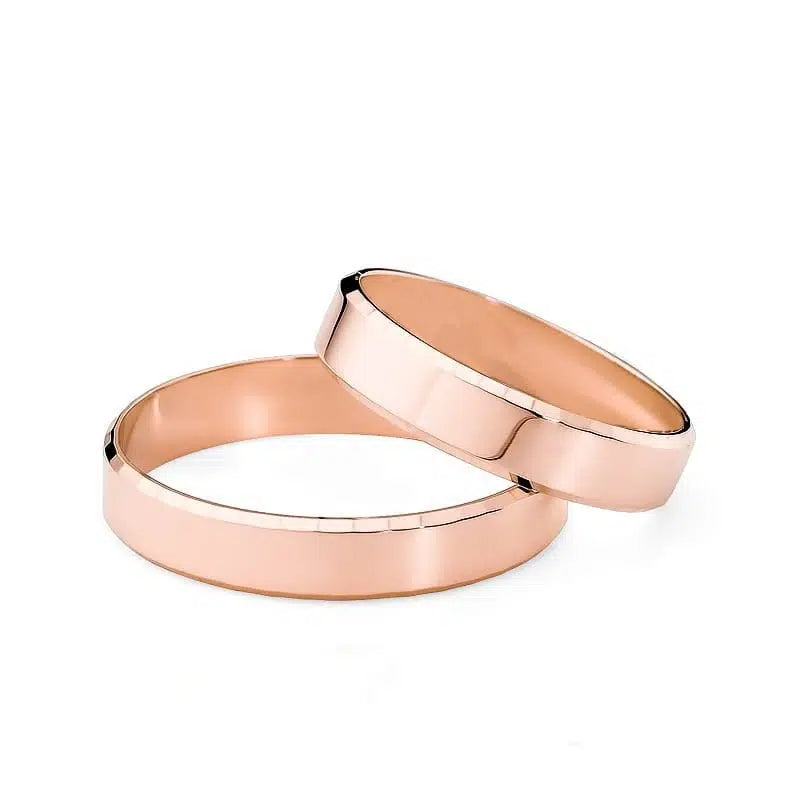 Eheringe Roségold Classic 4 mm