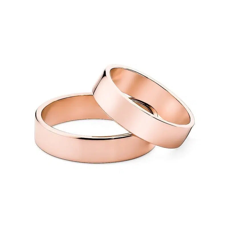 Fedi Nuziali Roségold Bequeme Classic 5mm