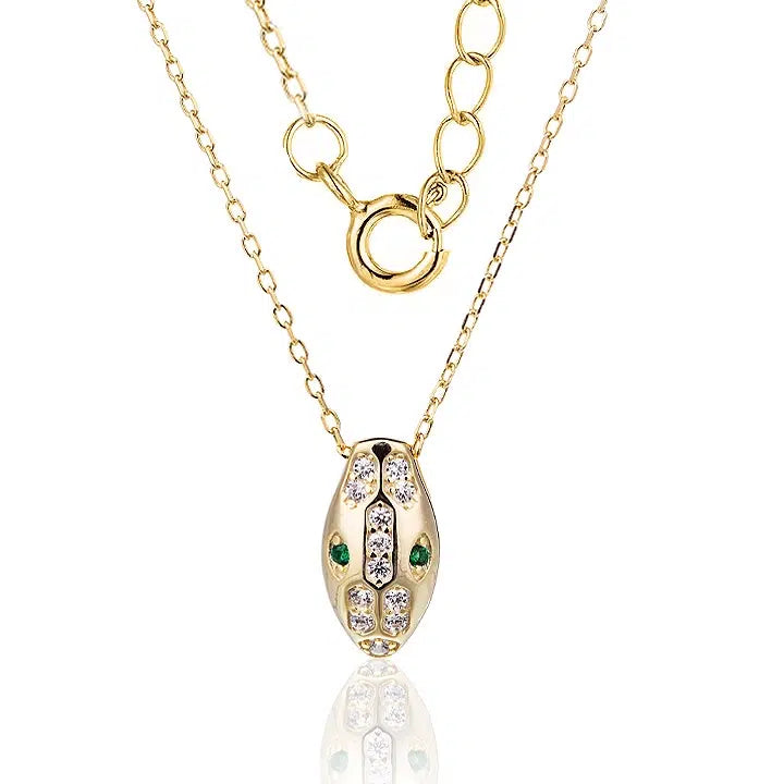 Collier tête de serpent