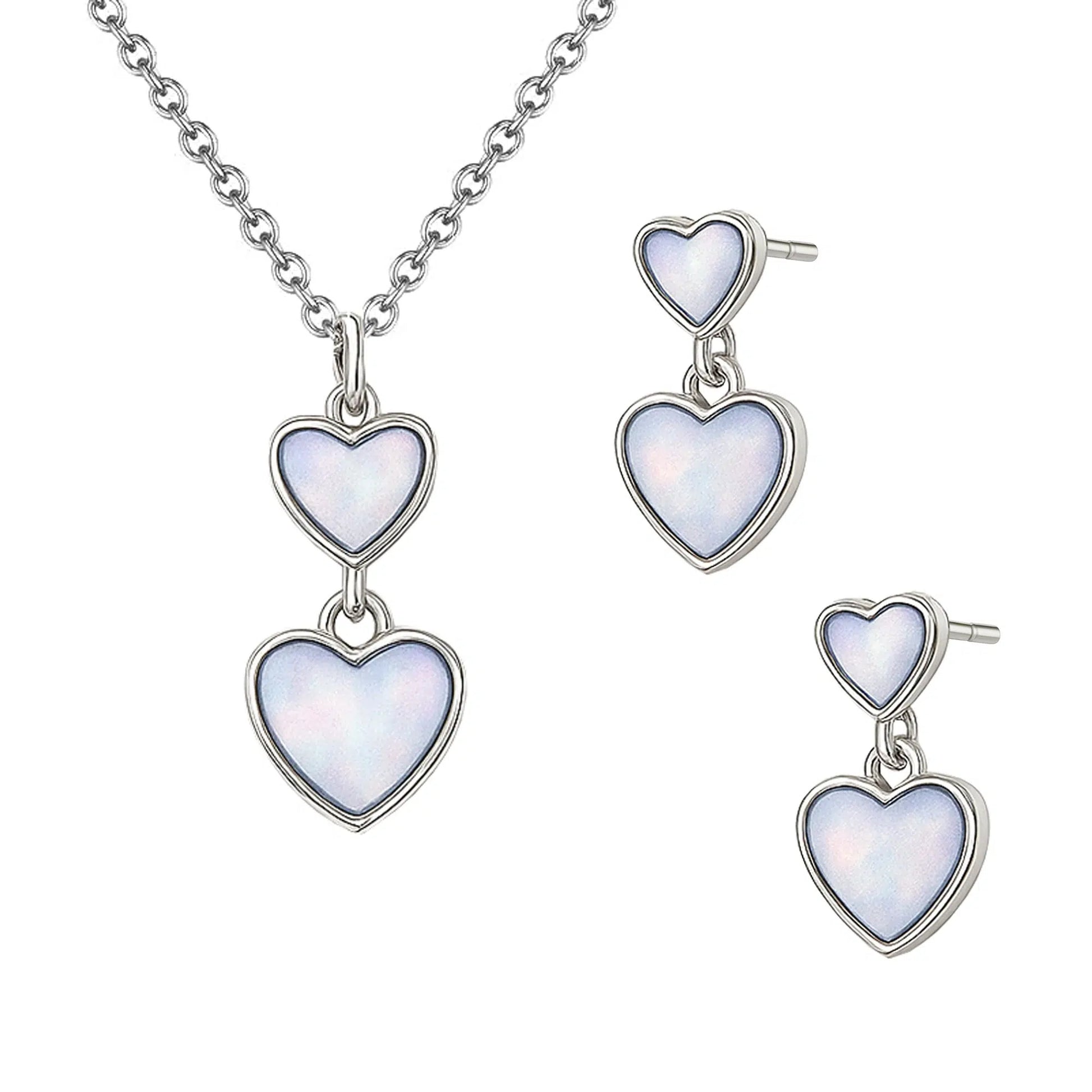 HULALA Set Di 2 Collane Abbinate A Forma Di Cuore Per Madre E Figlia, Regalo Per Mamma, Festa Della Mamma, Compleanno, Regalo Di Natale Da Parte Della HULALA Set Di 2 Collane Abbinate A Forma Di Cuore Per Madre E Figlia, Regalo Per Mamma, Festa Della Mamma, Compleanno, Regalo Di Natale Da Parte Della