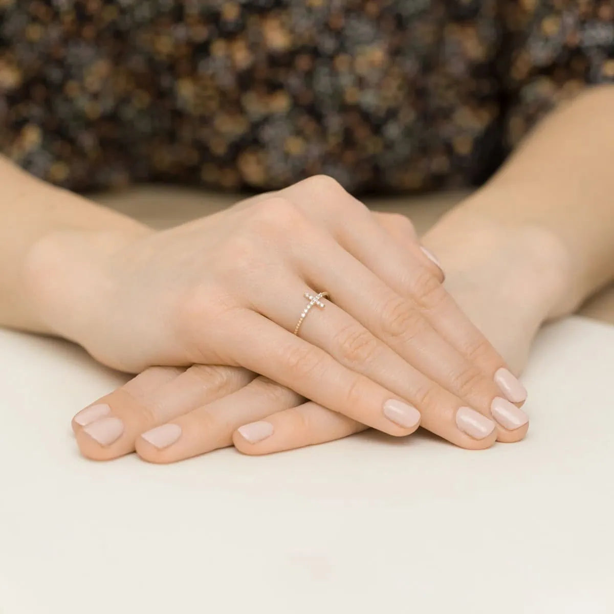 Bague Hope en Or et Zirconiums Blancs