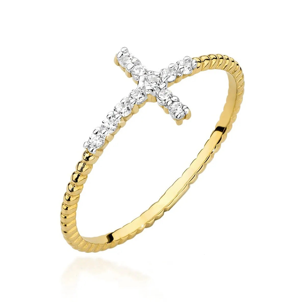 Bague Hope en Or et Zirconiums Blancs