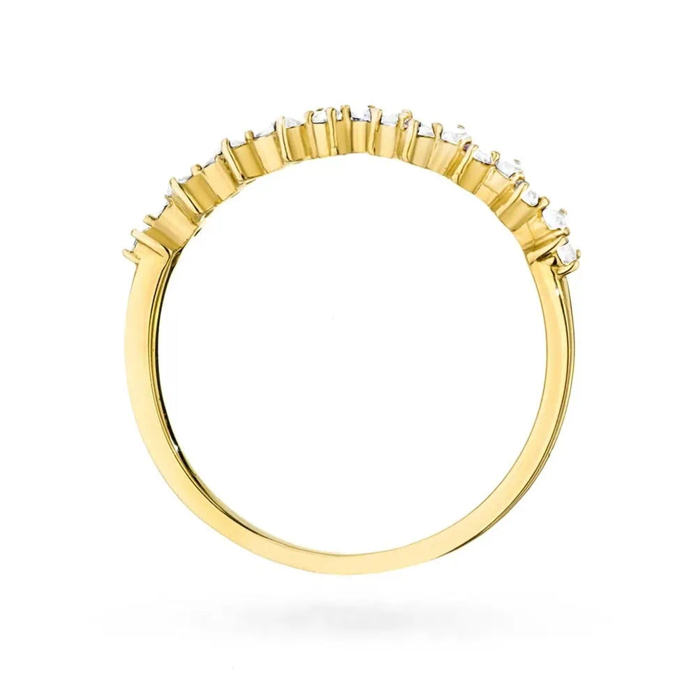 Anello Crane in Oro e Cubic Zirconia Bianco