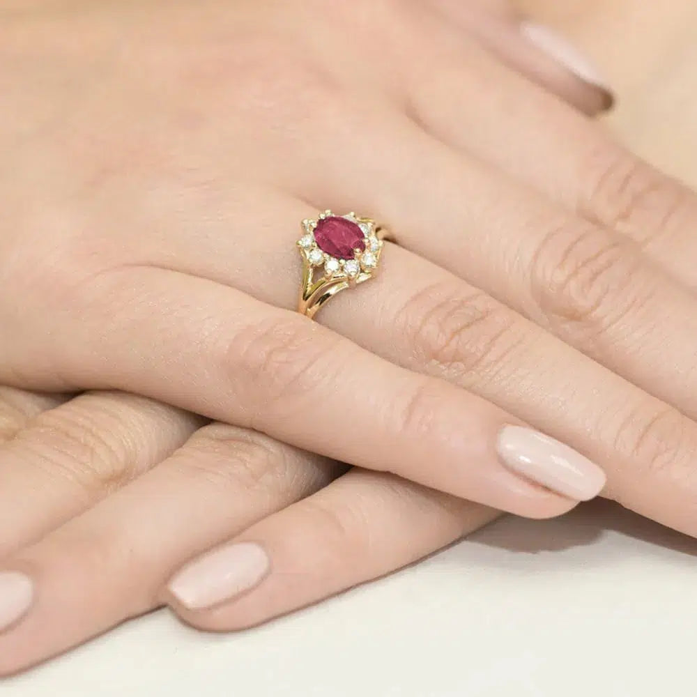 Anello Jasmine in Oro e Zirconi