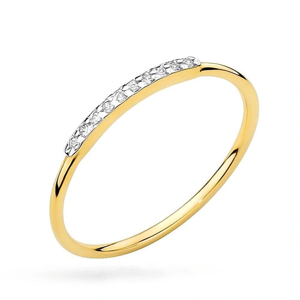Anello Camille in Oro e Cubic Zirconia Bianco