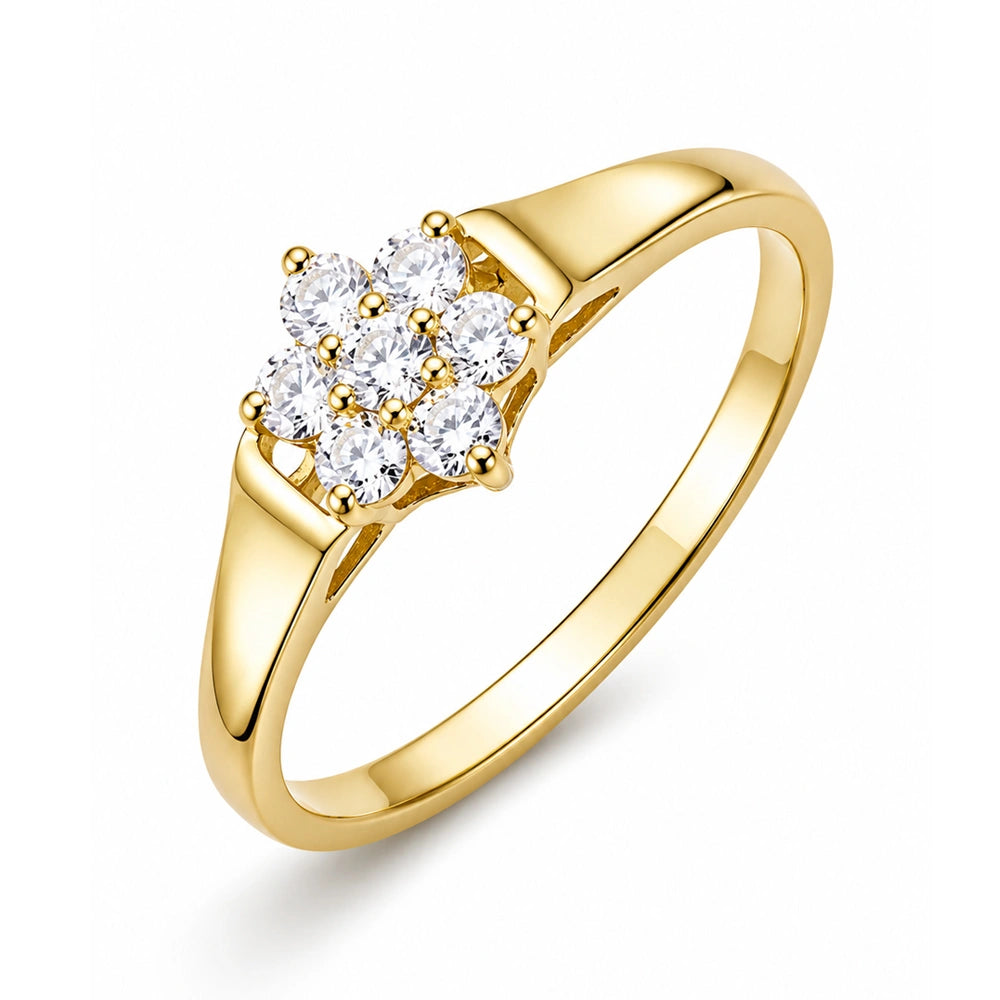 Gold Celtic Rose Ring