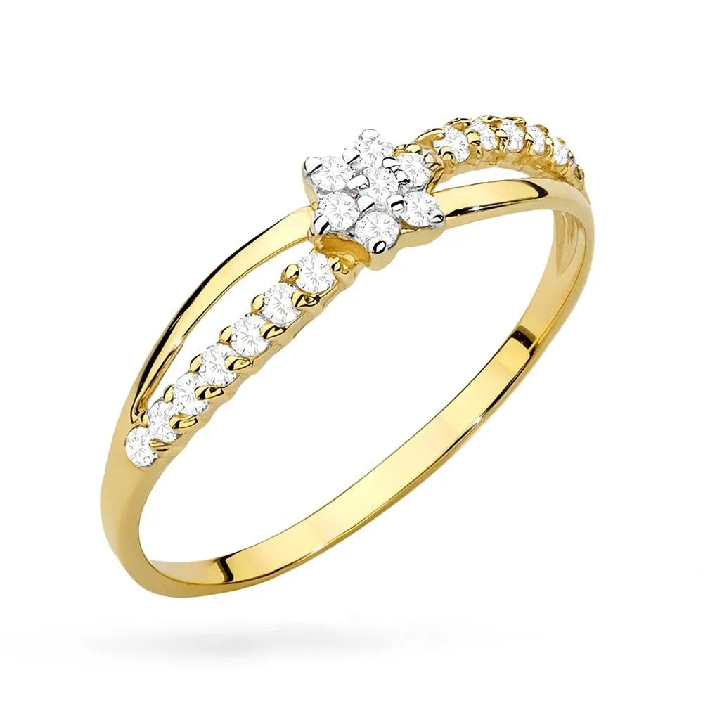 Anello Rail con Fiore