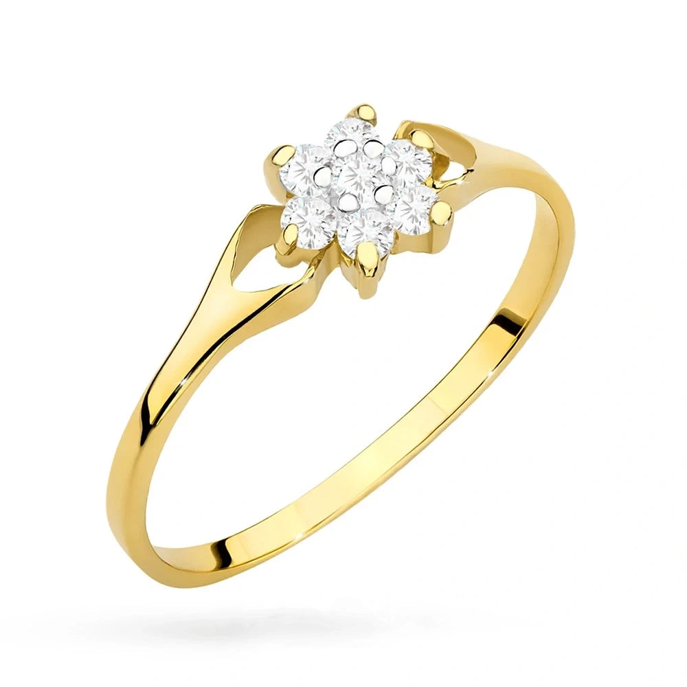 Gold Ring Edelweiss