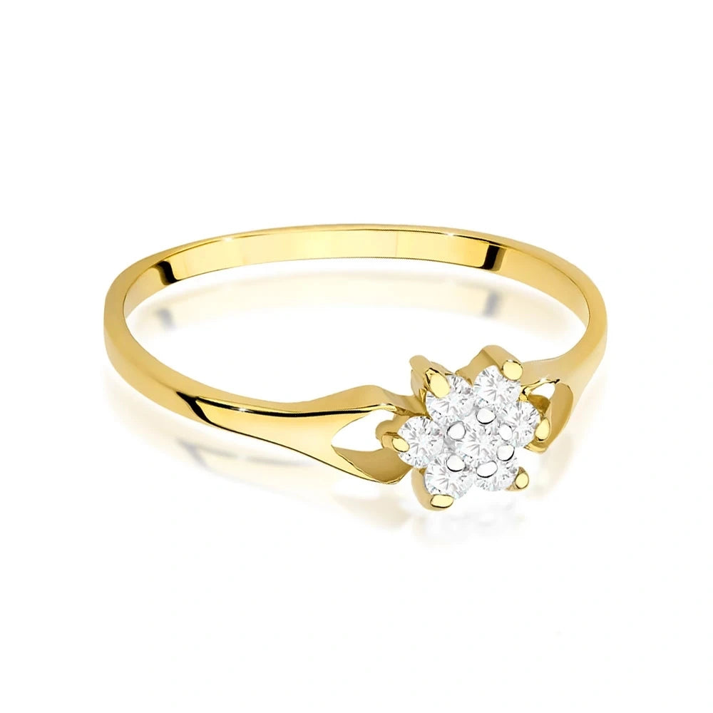 Gold Ring Edelweiss