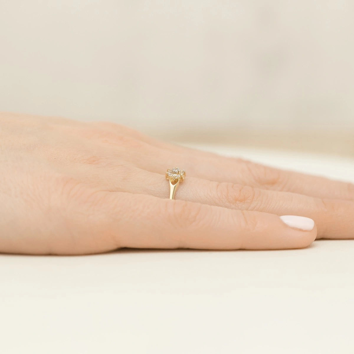 Gold Ring Edelweiss
