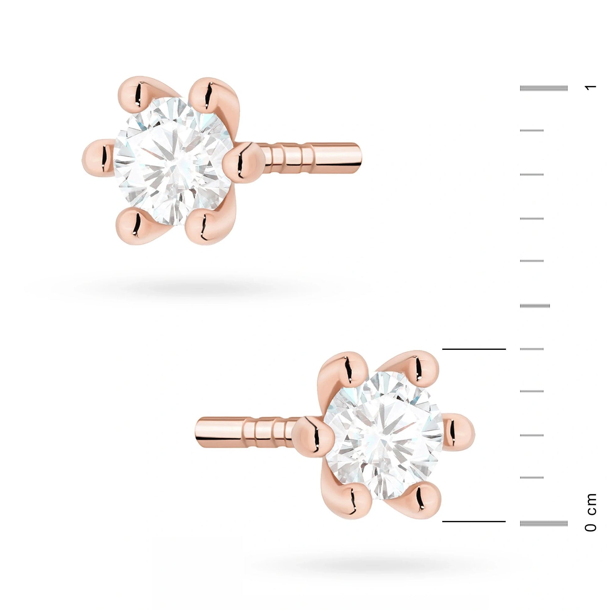 Classic Gold Earring with HPHT Diamond