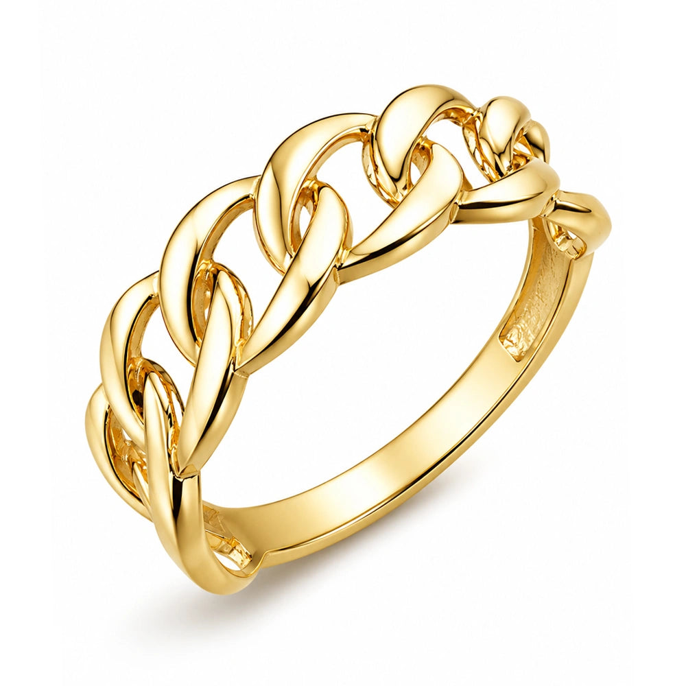 Ring Chain aus Gold