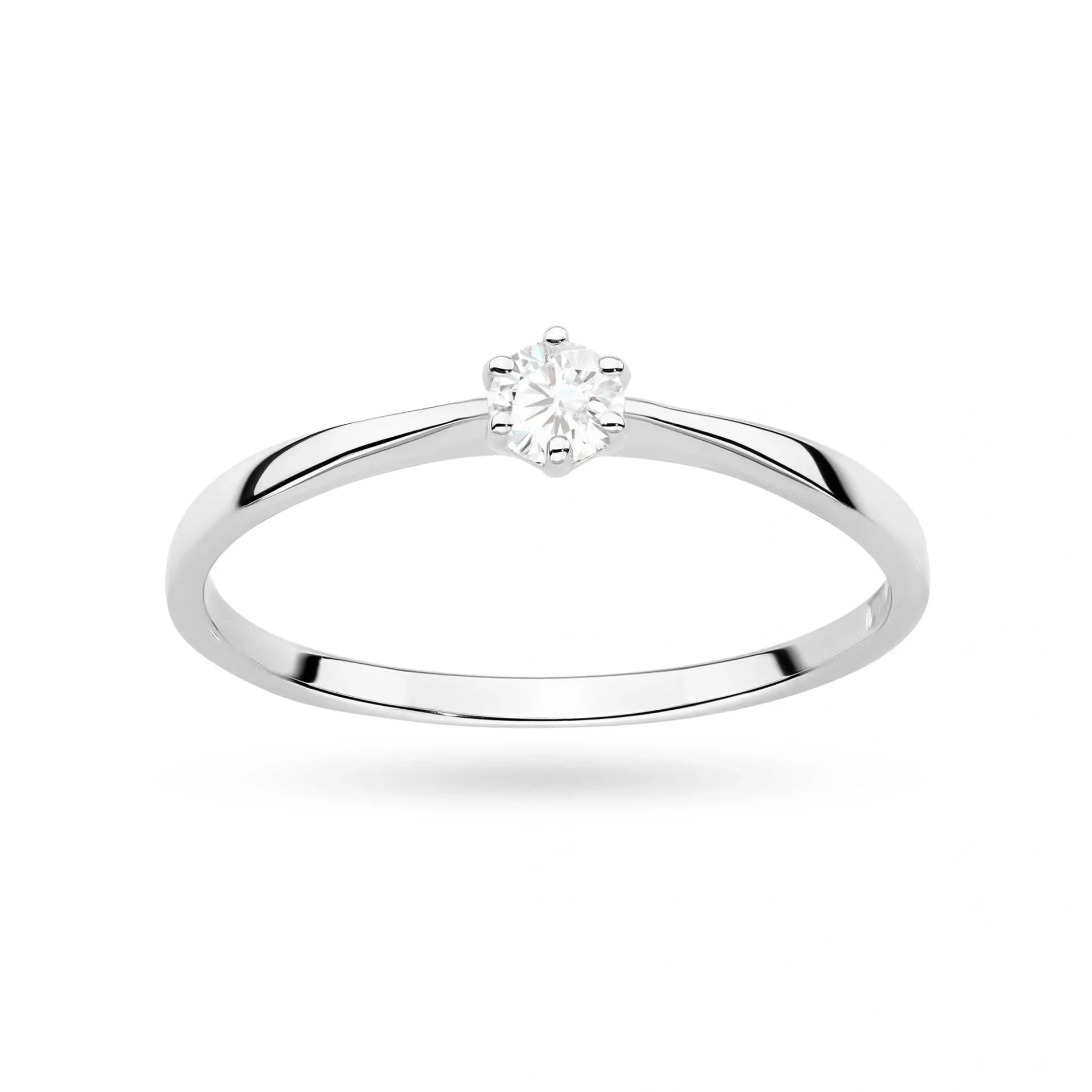 Anillo Grace Solitario en Oro con Diamante de Laboratorio Lab Grown 0,10ct