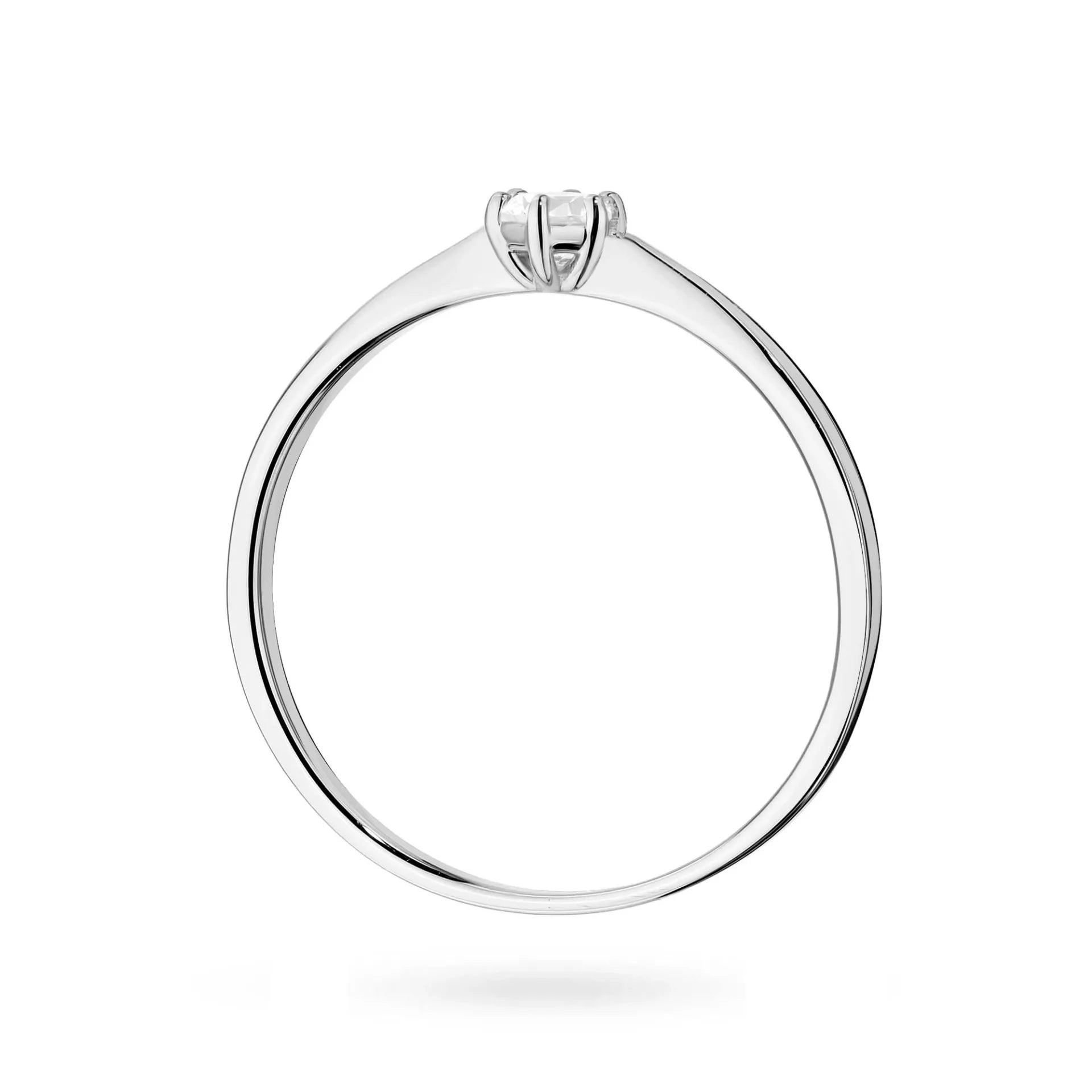 Anillo Grace Solitario en Oro con Diamante de Laboratorio Lab Grown 0,10ct