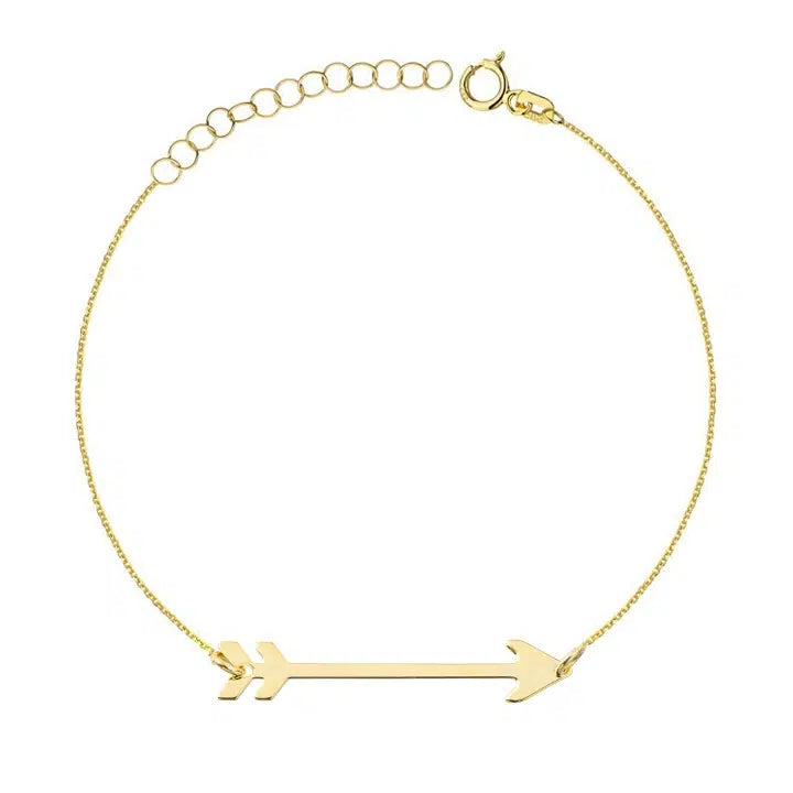 Pulsera de Oro con Flecha