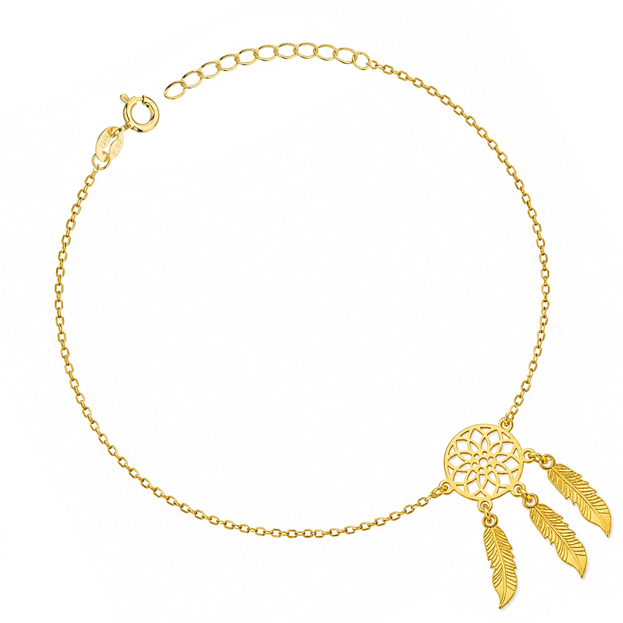 Silver Bracelet with Dreamcatcher