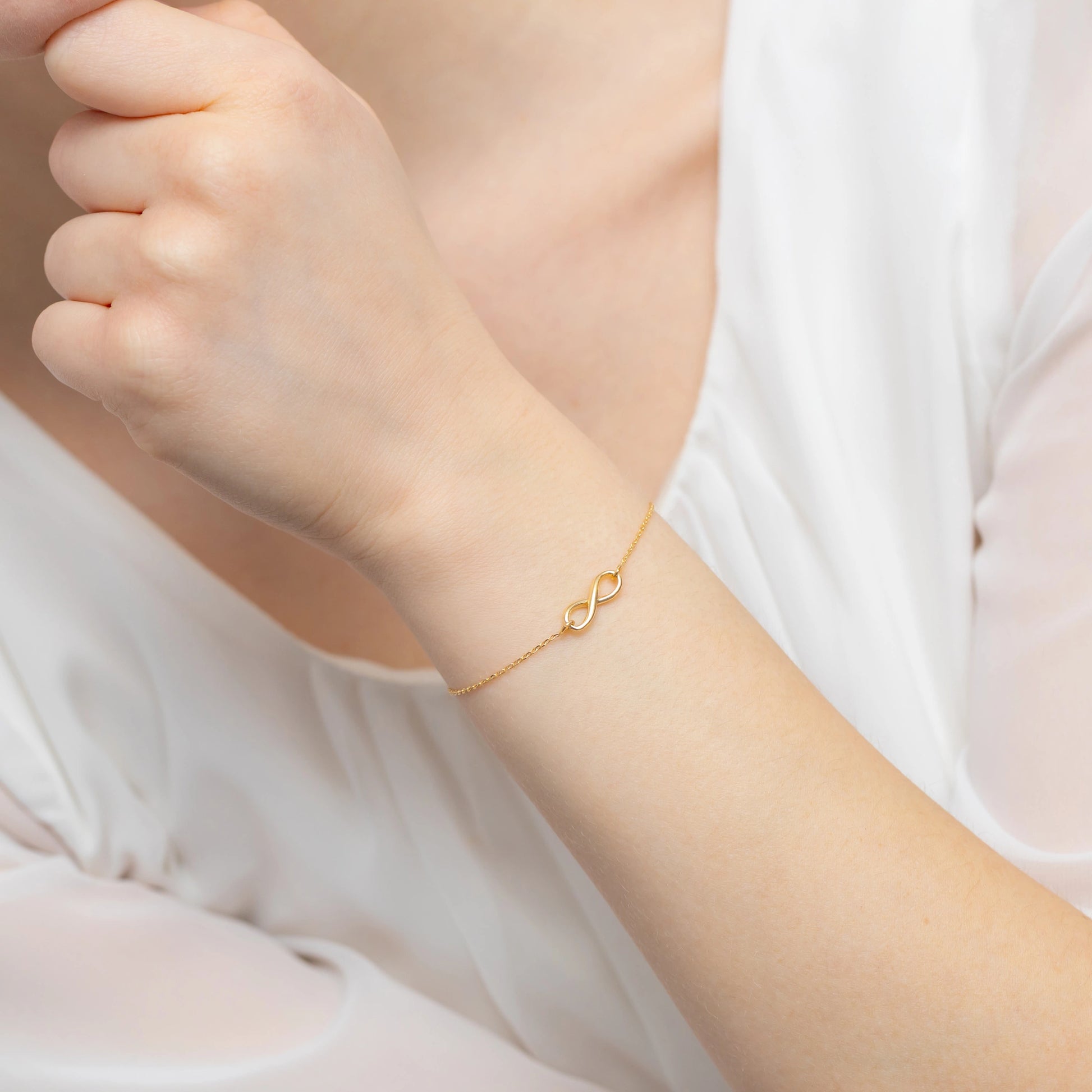 Bracelet en argent infini