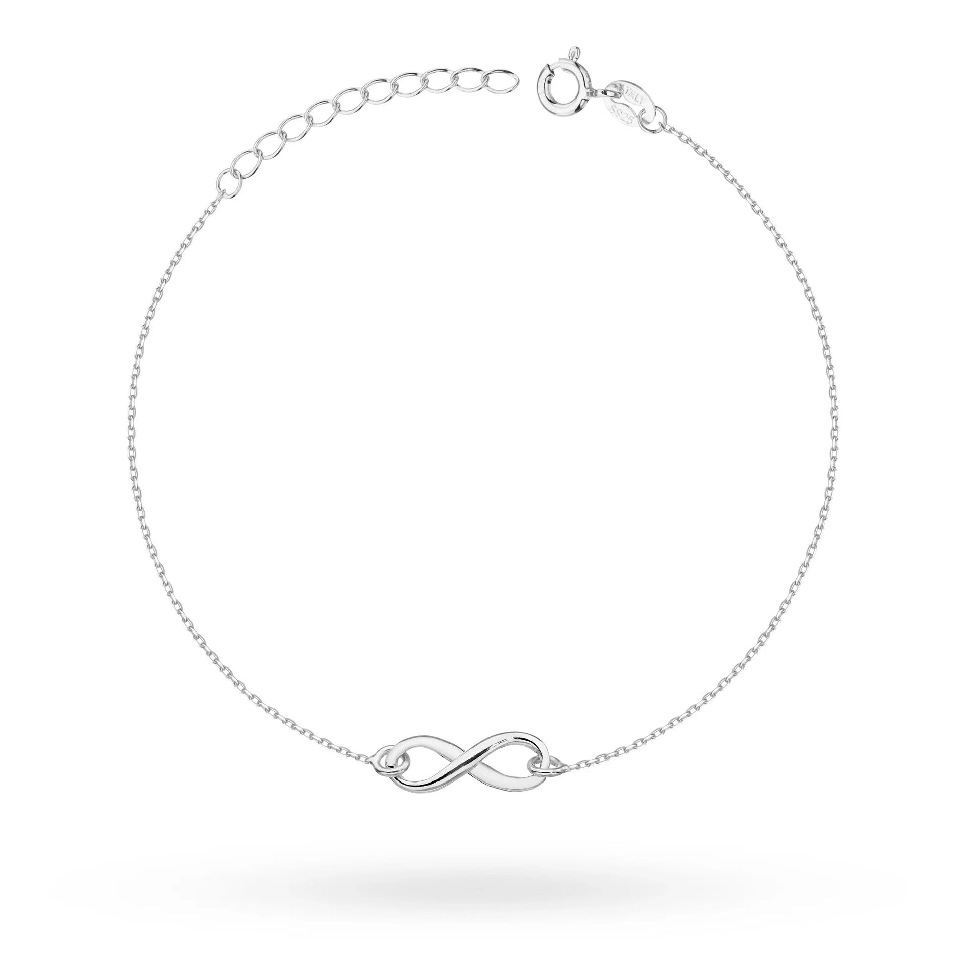 Bracelet en argent infini